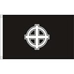 Análisis de la bandera con cruz celta en armas medievales: un símbolo de poder y tradición